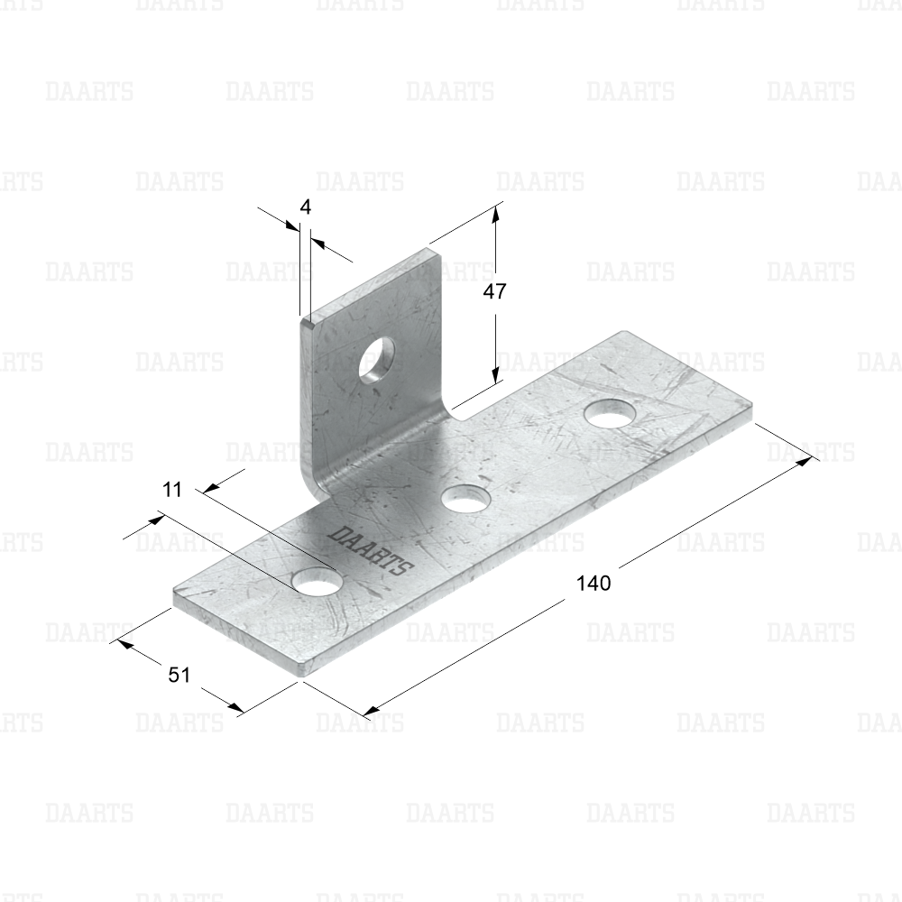 с размерами  Уголок DS MQL 3D90